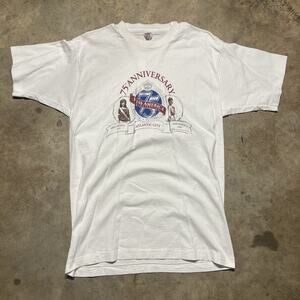 Vintage 90s Miss America 75th Anniversary White Shirt